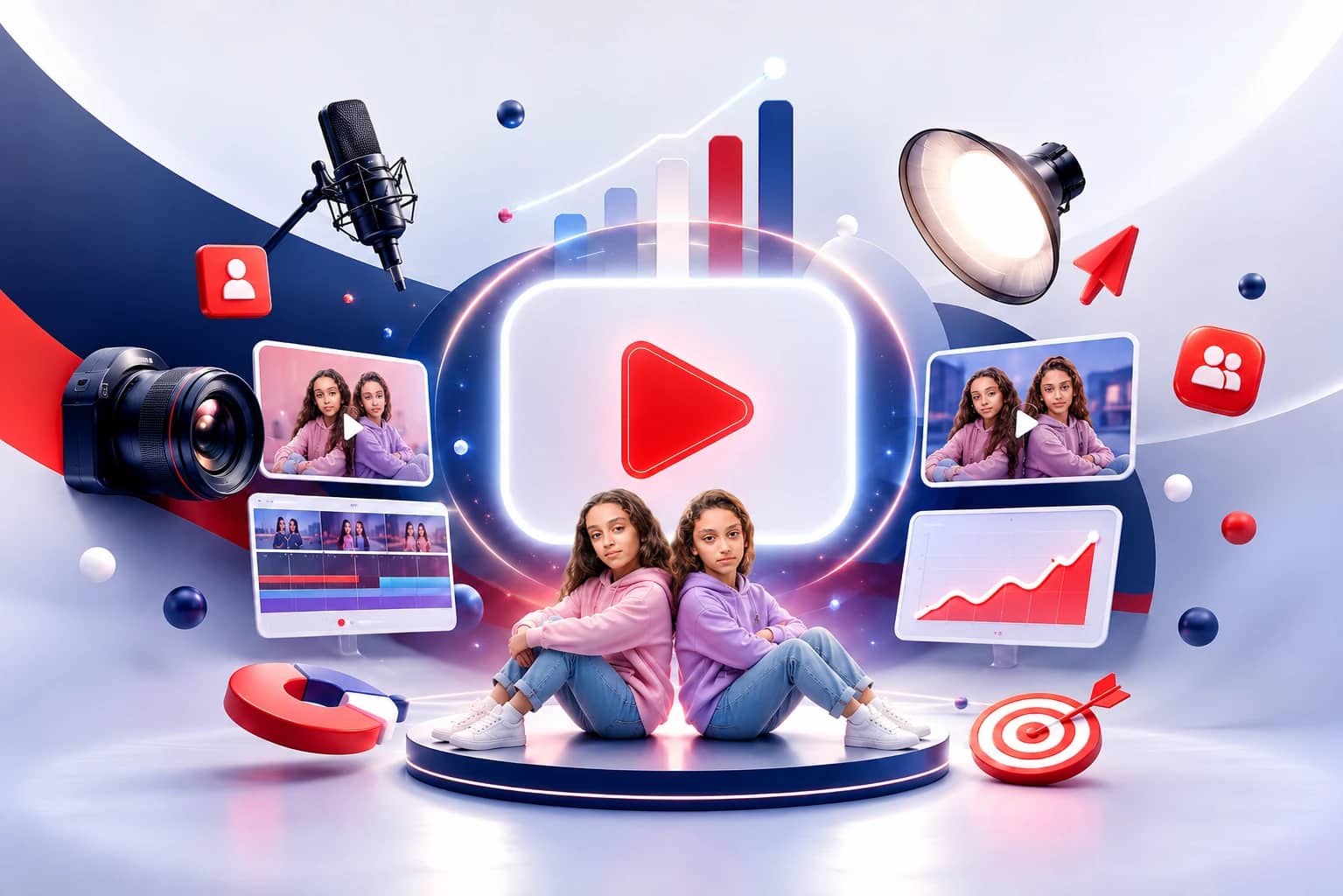 Sila and Zeina YouTube channel management project by Aranbis